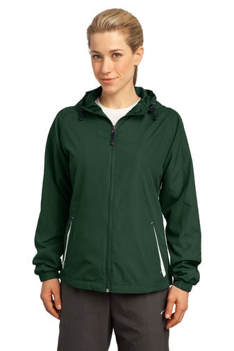 Sport tek hooded online raglan jacket